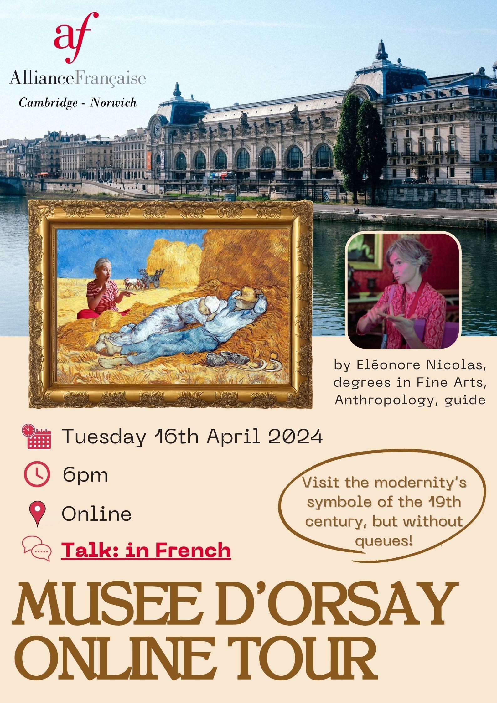 Online guided tour - Le musée d'Orsay