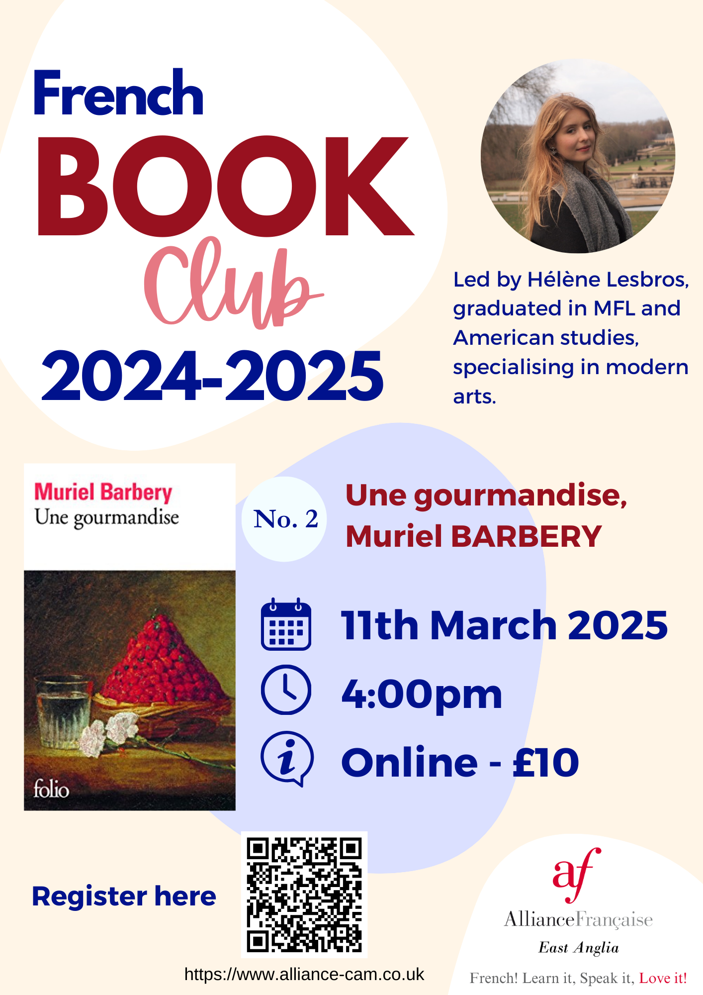 Book Club 2 - Une gourmandise, Muriel Barbery